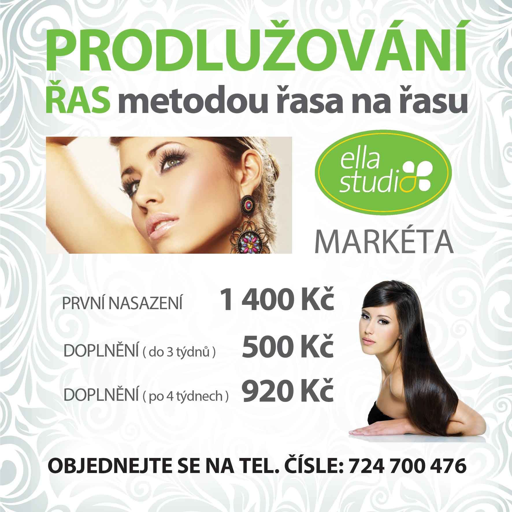 Ilustrační obrázek Prodlužování řas metodou řasa na řasu